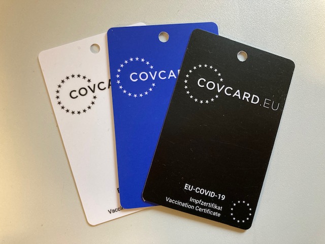 Cov­card-dein Impf­nach­weis ohne Akku
